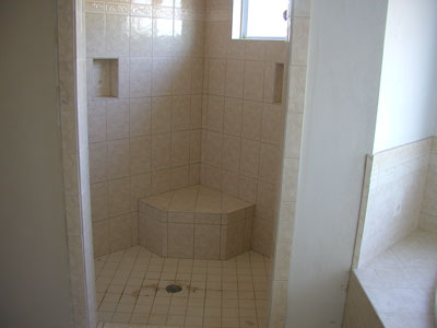 Master Bath shower...