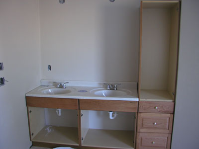 Master bath sinks....