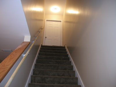 Stairs to second floor