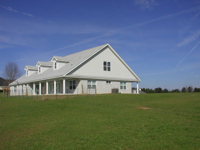 East Side of the house