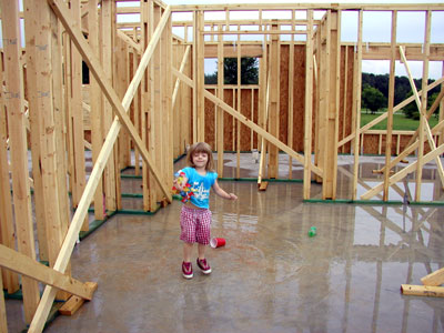 Kaylynn walks on water...