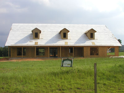The dormers are almost finished...