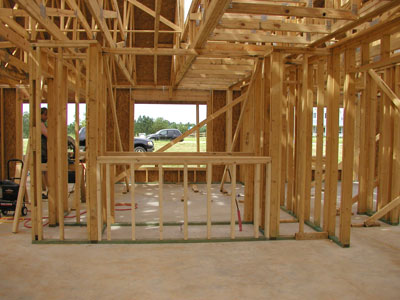 the tank rough in takes shape...