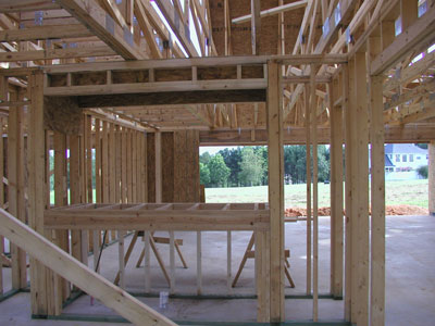 The finished Rough in for the Fish tank...