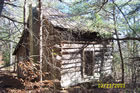 2003 photo by JHJ of
                          19th century cabin near Jameson's Mill in
                          Spartanburg County