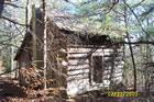 2003 photo by JHJ of 19th century cabin
                          near Jameson's Mill in Spartanburg County