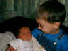 Declynn staring at Daven