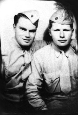 Marines William Griffiths and Dick Greer