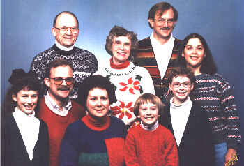 The Carr family, December of 1994.