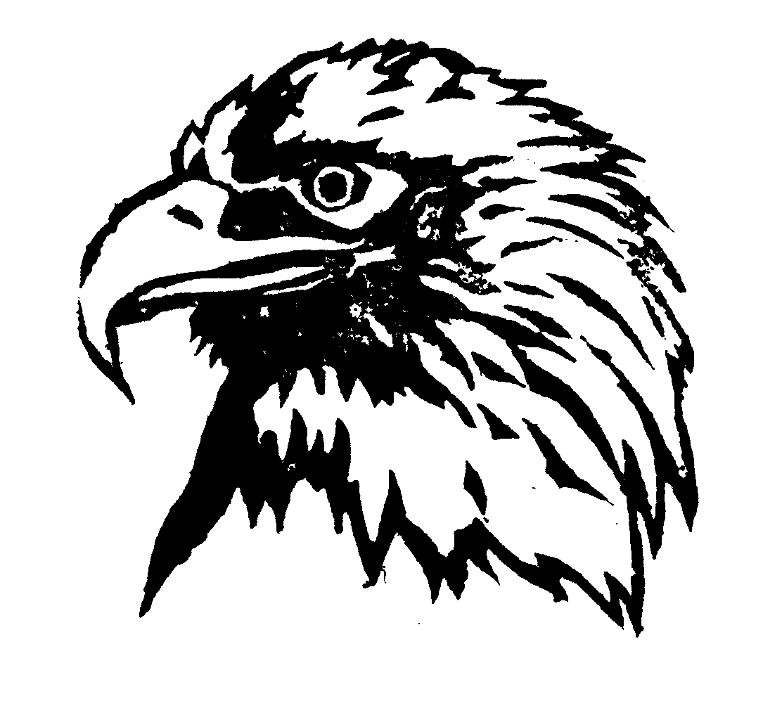 Rubberstamp of a Hawk - image