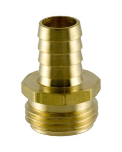 Solid Brass Garden
          Hose Fitting - Male