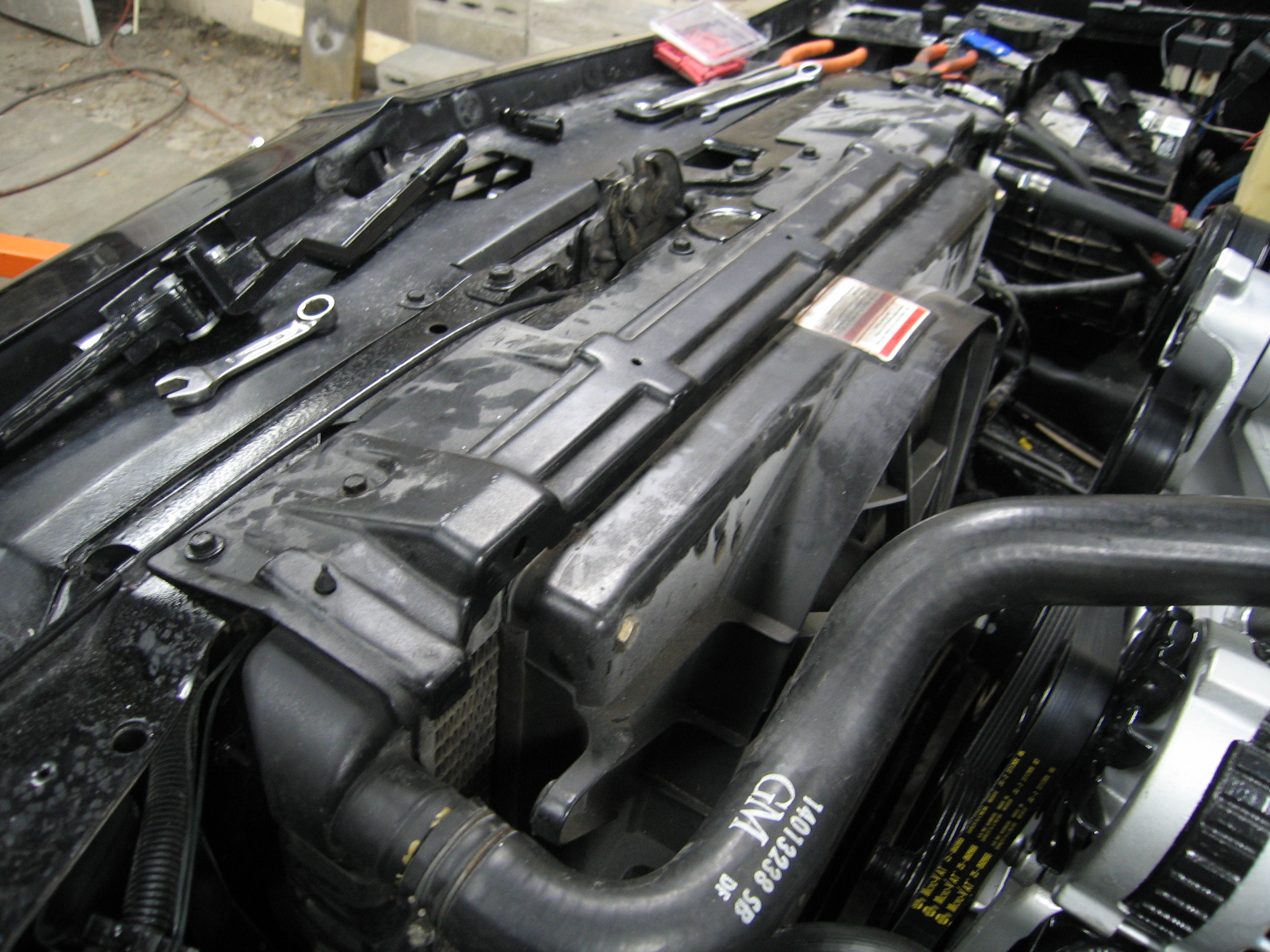 Electric Fan Conversion Questions S 10 Forum I Found 1 Picture Of The Fan While Installing On My Car